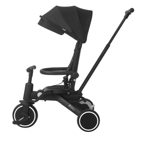 Foryourlittleone Xplor 6 in 1 Foldable Trike - Jet Black (10m - 5y) - For Your Little One