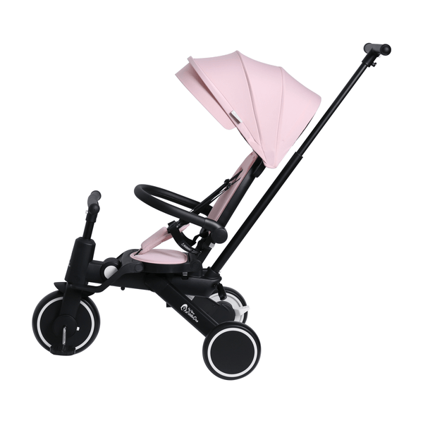 Foryourlittleone Xplor 6 in 1 Foldable Trike - Pastel Pink (10m - 5y) - For Your Little One
