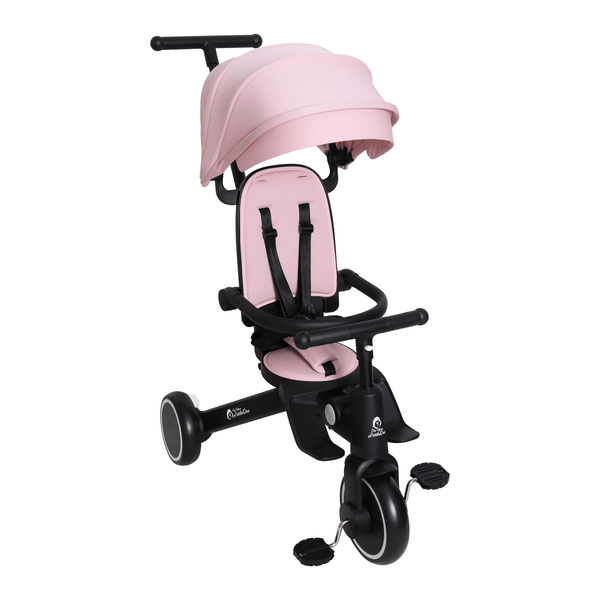 Foryourlittleone Xplor 6 in 1 Foldable Trike - Pastel Pink (10m - 5y) - For Your Little One