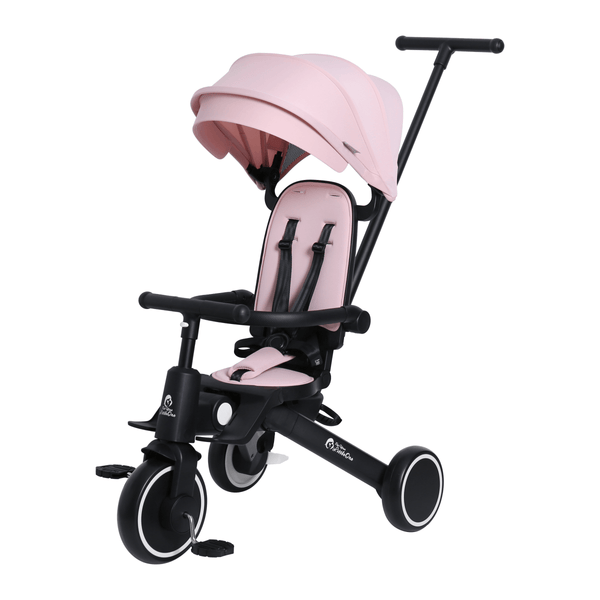 Foryourlittleone Xplor 6 in 1 Foldable Trike - Pastel Pink (10m - 5y) - For Your Little One