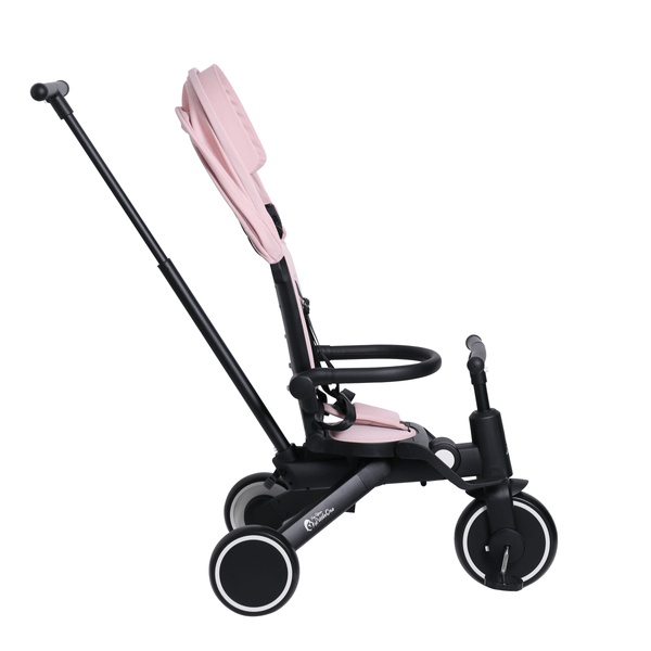 Foryourlittleone Xplor 6 in 1 Foldable Trike - Pastel Pink (10m - 5y) - For Your Little One