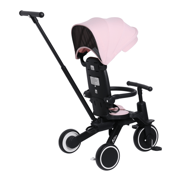 Foryourlittleone Xplor 6 in 1 Foldable Trike - Pastel Pink (10m - 5y) - For Your Little One