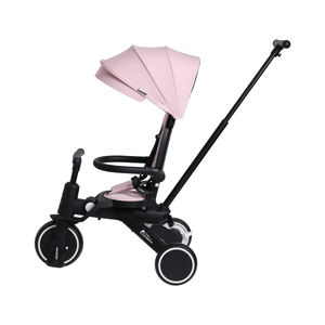 Foryourlittleone Xplor 6 in 1 Foldable Trike - Pastel Pink (10m - 5y) - For Your Little One