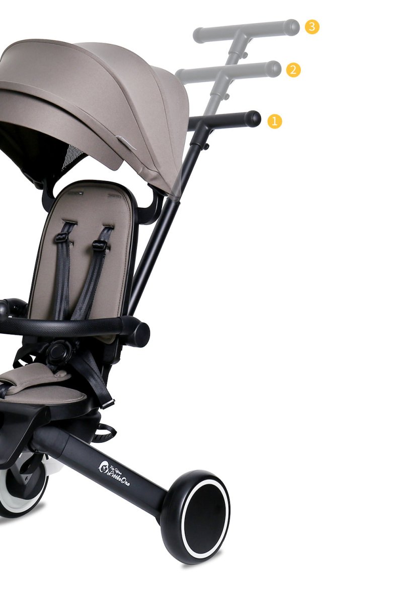 Foryourlittleone Xplor Foldable Trike - Jet Black (2025) - For Your Little One