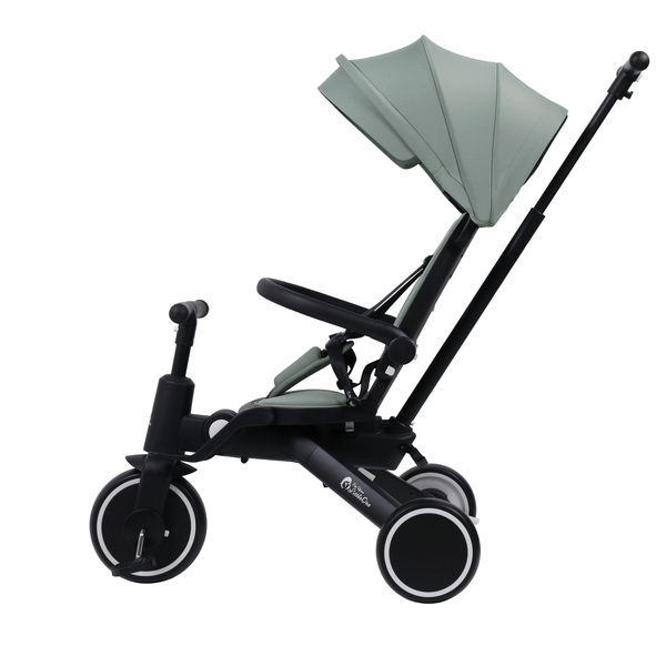 Foryourlittleone Xplor Plus 6 in 1 Foldable Trike - Green (10m - 5y) - For Your Little One