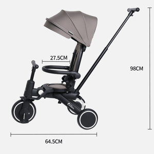 Foryourlittleone Xplor Ultimate 6 in 1 Foldable Trike - Green (10m - 5y) - For Your Little One