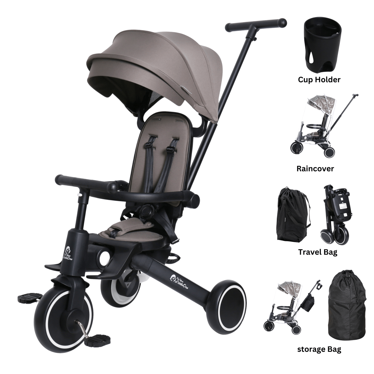 Foryourlittleone Xplor Ultimate 6 1 Foldable Trike Olive
