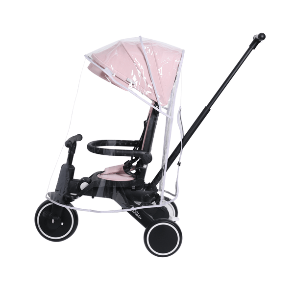 Foryourlittleone Xplor Ultimate 6 in 1 Foldable Trike - Pastel Pink (10m - 5y) - For Your Little One