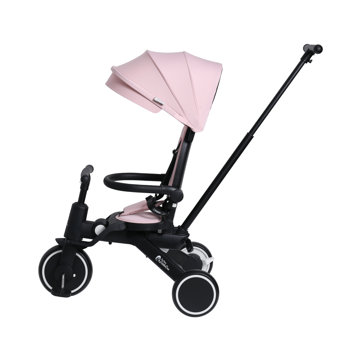 Foryourlittleone Xplor Ultimate 6 in 1 Foldable Trike - Pastel Pink (10m - 5y) - For Your Little One