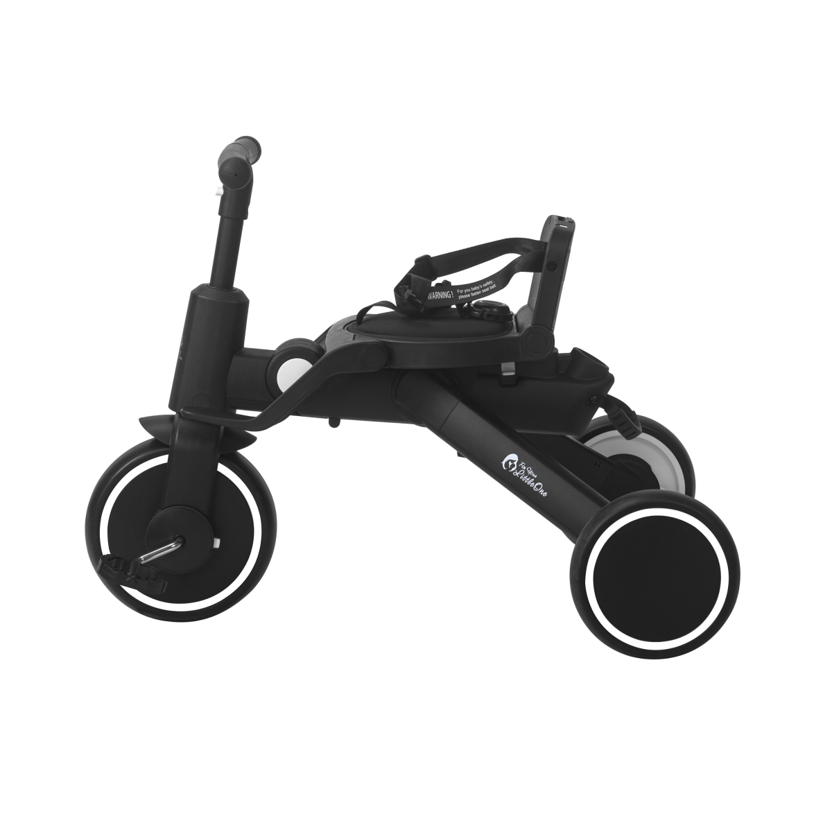 Foryourlittleone Xplor Ultimate Foldable Trike - Jet Black (2025) - For Your Little One