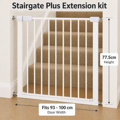 FYLO Baby Safety Stair Gate Pressure Fit Extra Wide - For Your Little One
