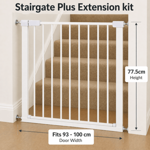 FYLO Baby Safety Stair Gate Pressure Fit Extra Wide - For Your Little One