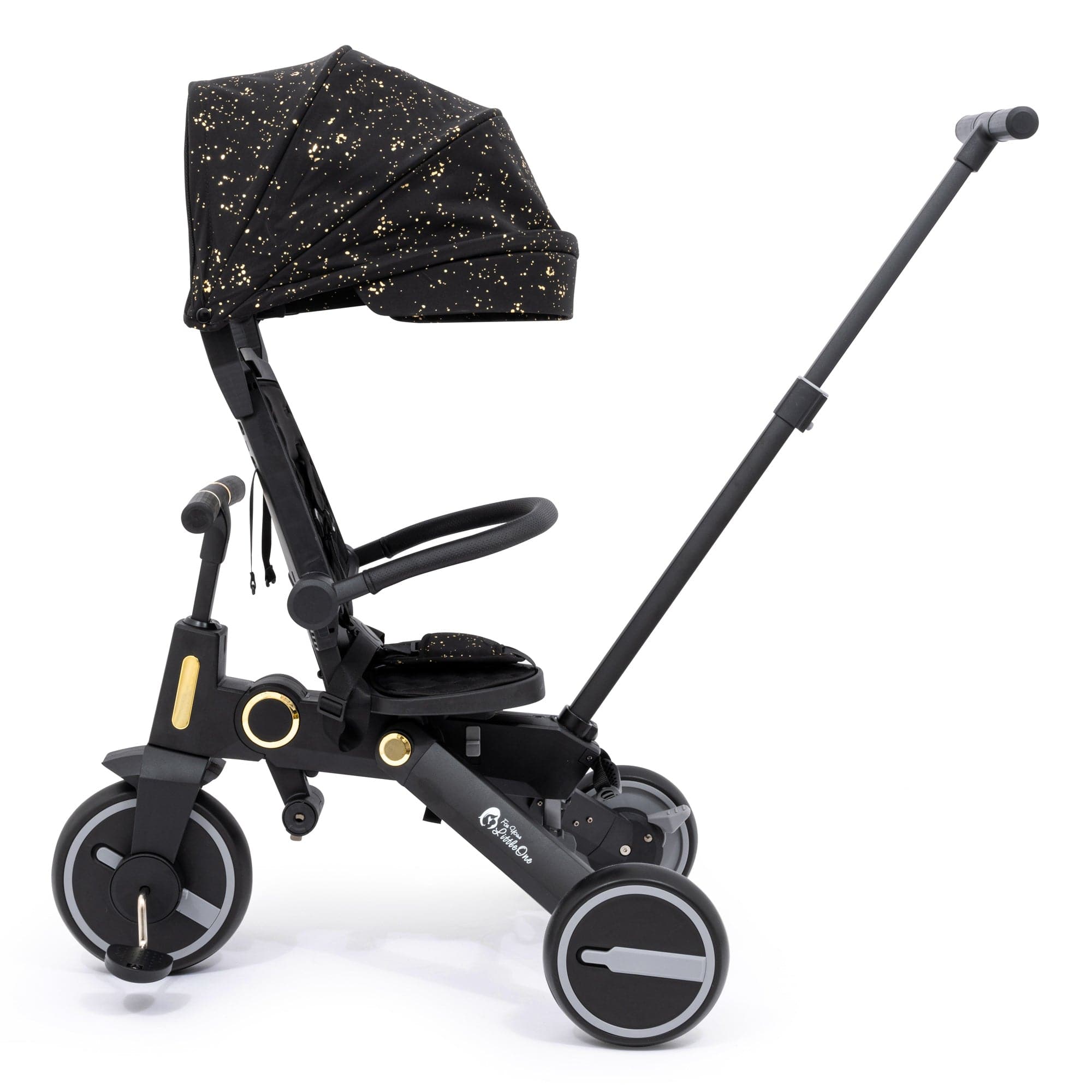 Foryourlittleone Xplor Foldable Trike - Black & Gold - For Your Little One