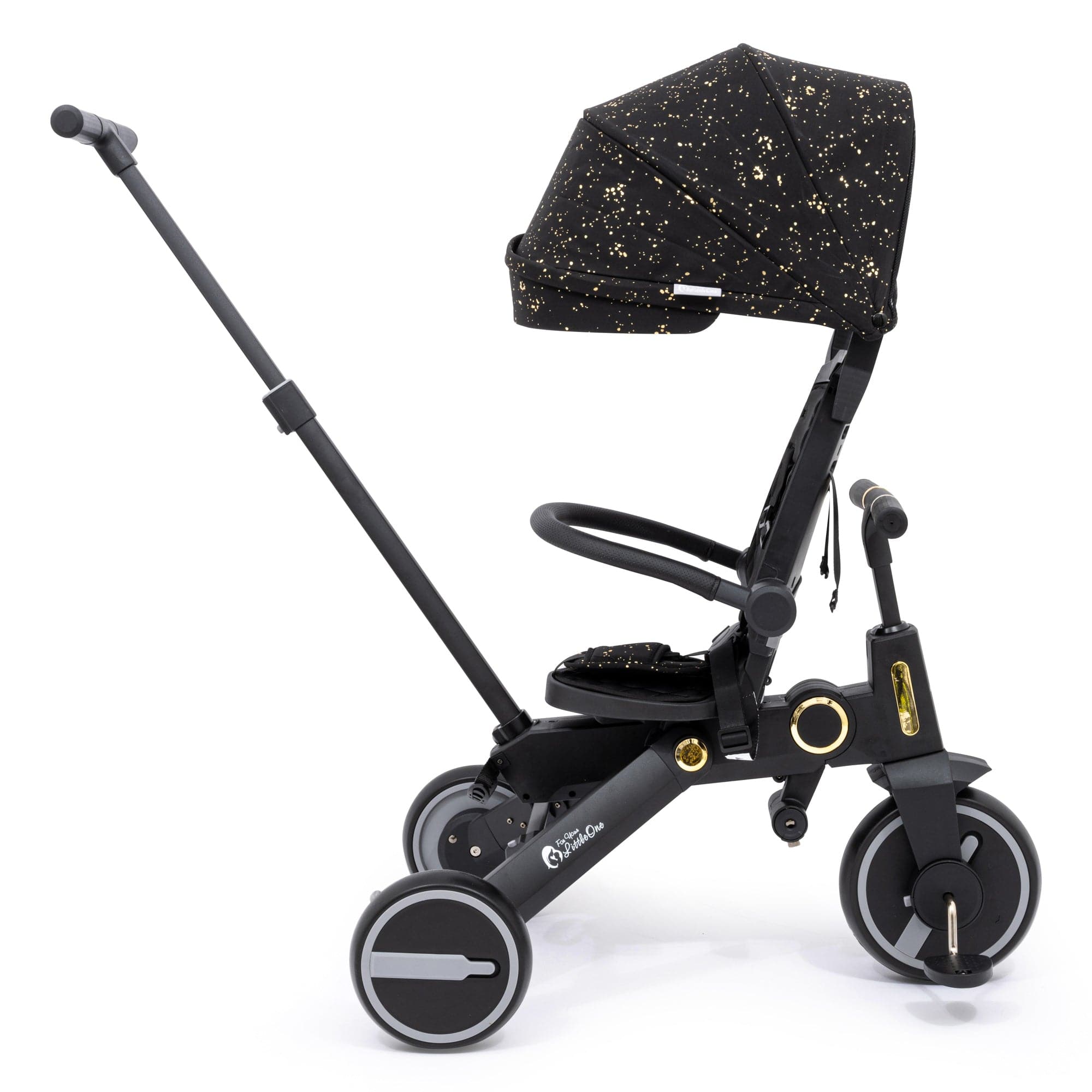 Foryourlittleone Xplor Plus Foldable Trike - Back & Gold -  | For Your Little One