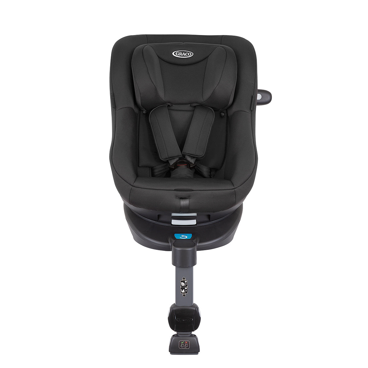 Graco Turn2Me DLX Isofix i-Size R129 Isofix Rotatong Car Seat - Midnight   