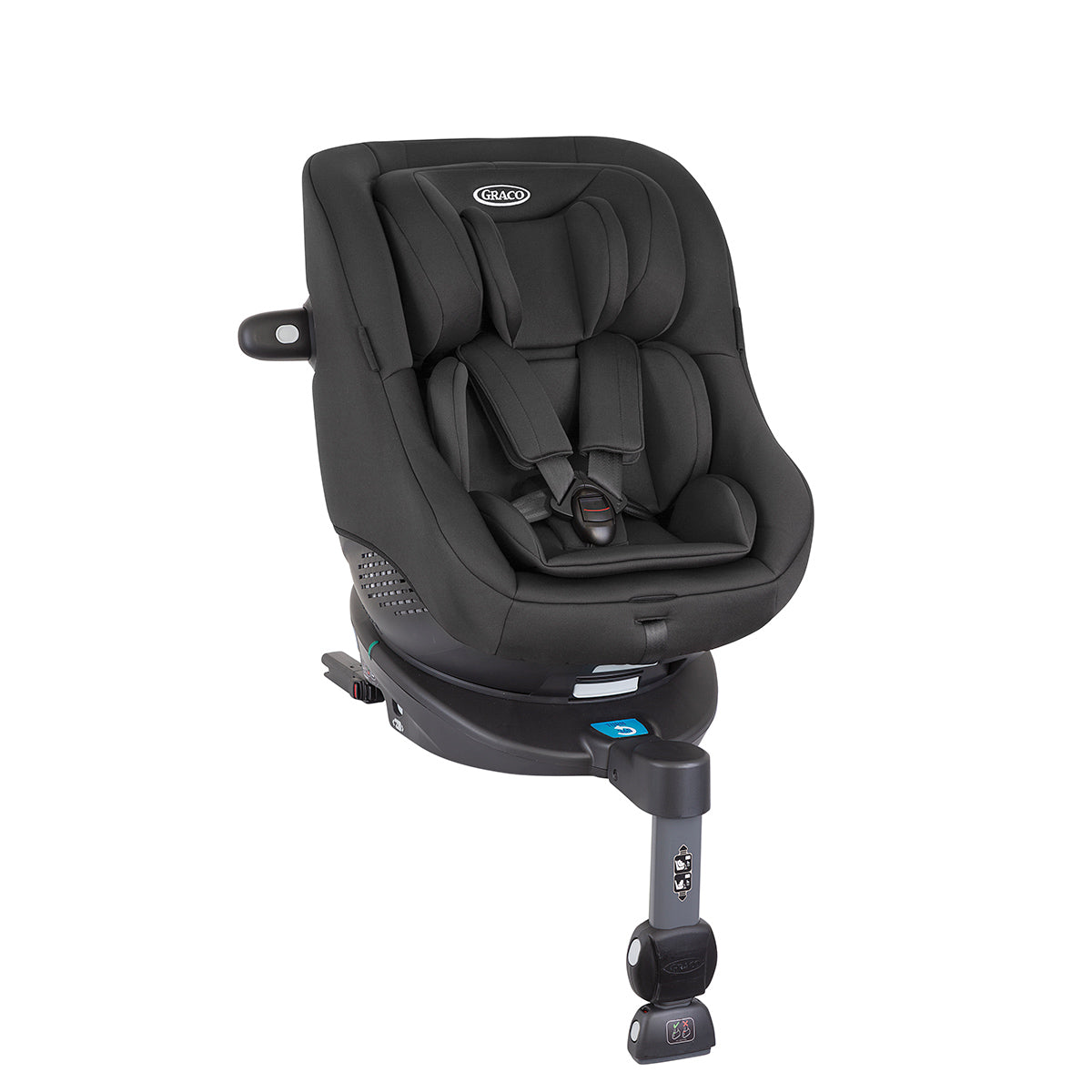 Graco Turn2Me DLX Isofix i-Size R129 Isofix Rotatong Car Seat - Midnight   