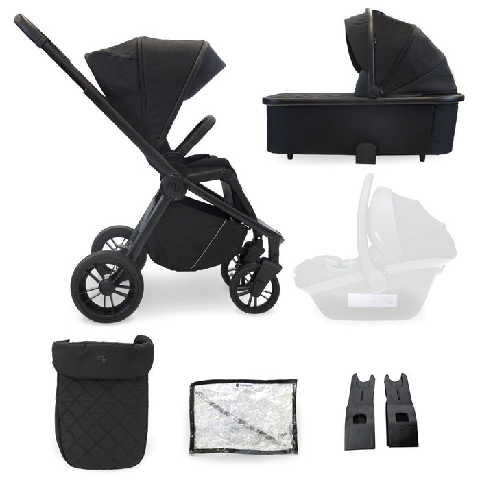 Grade A Return My Babiie MB450i 2 - in - 1 Pushchair - Black - Clearance - For Your Little One