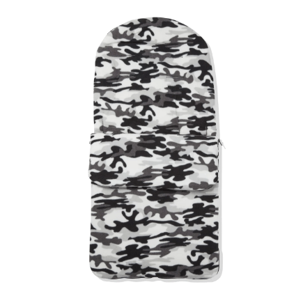Grey Camouflage Footmuff, Parasol and Universal Rain cover Pushchair Bundle - For Your Little One