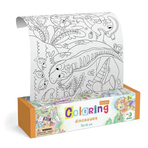 Halilit Dodo Colouring Poster Dinosaurs - For Your Little One