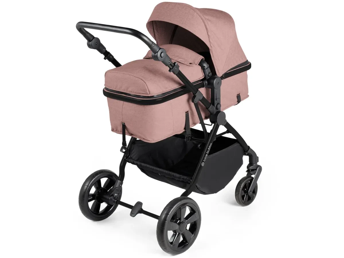 ** Stock Clearance** Ickle Bubba Comet 2 in 1 Pushchair - Black/ dusky Pink/ Black   