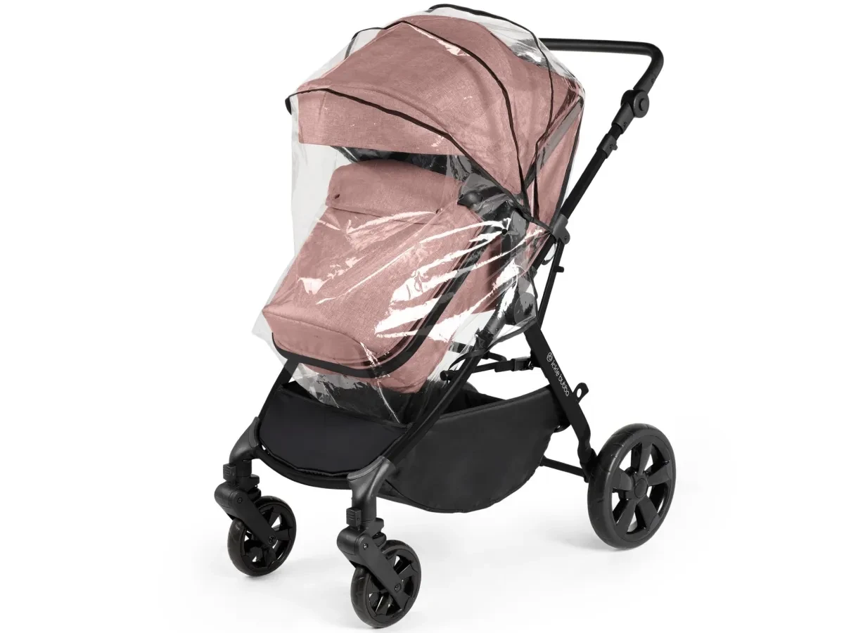 ** Stock Clearance** Ickle Bubba Comet 2 in 1 Pushchair - Black/ dusky Pink/ Black   