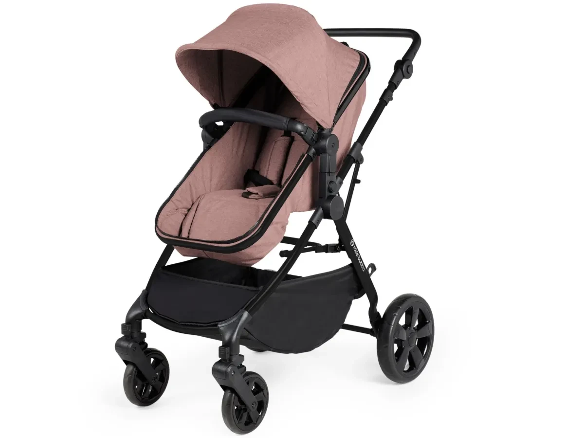 ** Stock Clearance** Ickle Bubba Comet 2 in 1 Pushchair - Black/ dusky Pink/ Black   