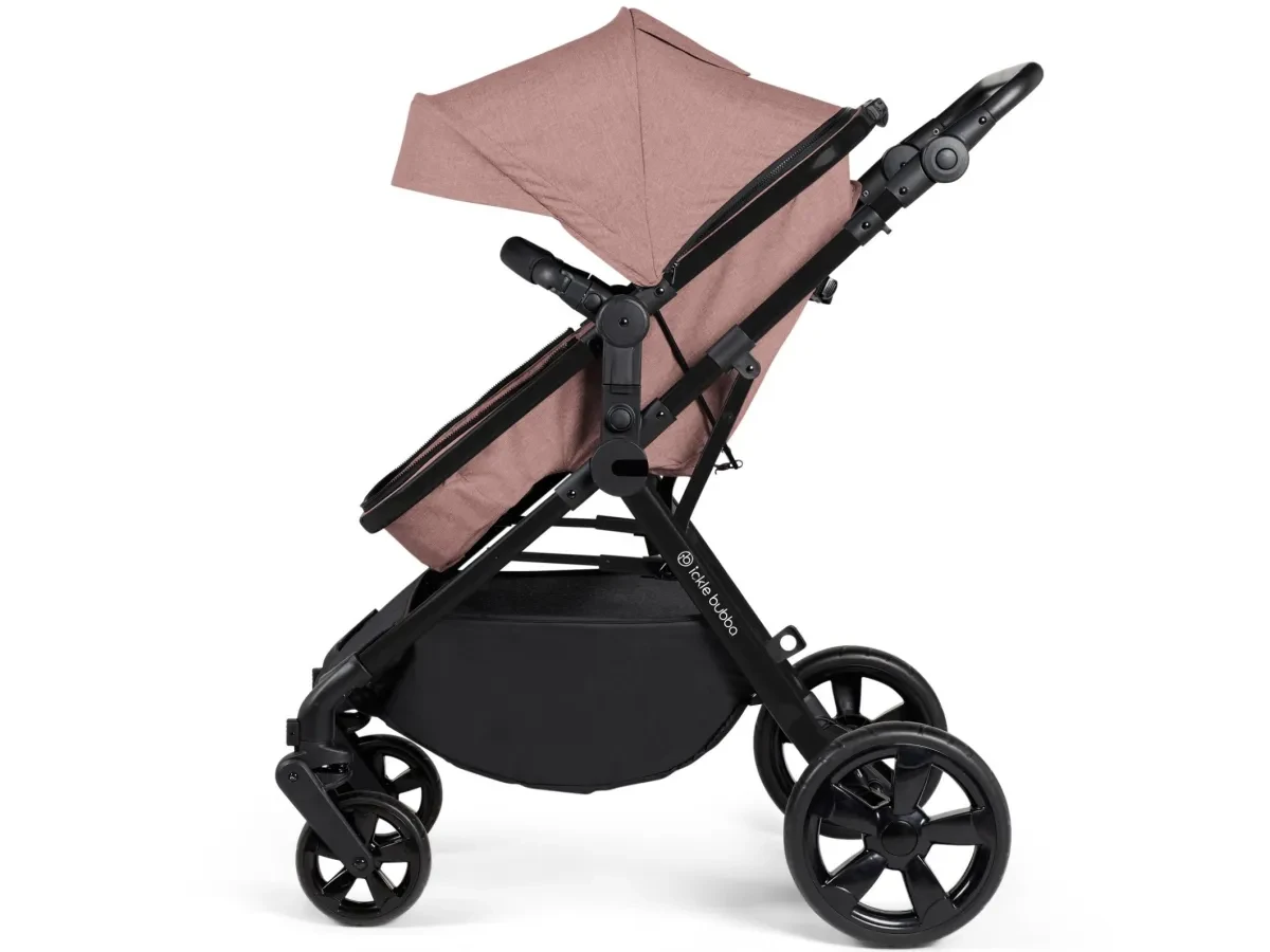 ** Stock Clearance** Ickle Bubba Comet 2 in 1 Pushchair - Black/ dusky Pink/ Black   