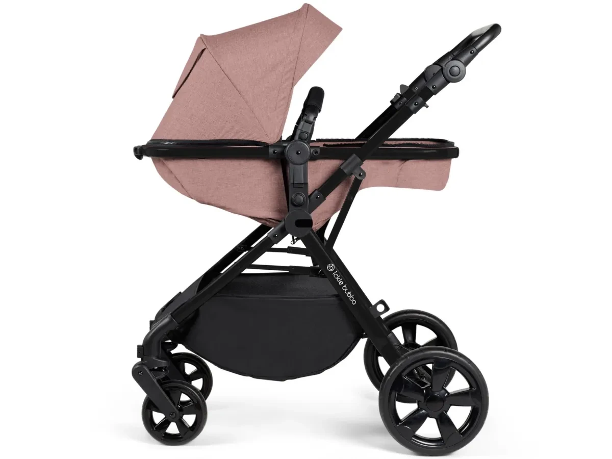 ** Stock Clearance** Ickle Bubba Comet 2 in 1 Pushchair - Black/ dusky Pink/ Black   