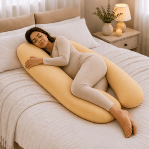 Maternity Pillow And Case 12 Ft - Buttercup Cream - For Your Little One