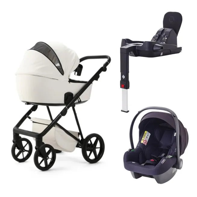 Mee - Go 3 in 1 Plus Milano Evo 3 in 1 Plus Travel System - Pearl White - For Your Little One