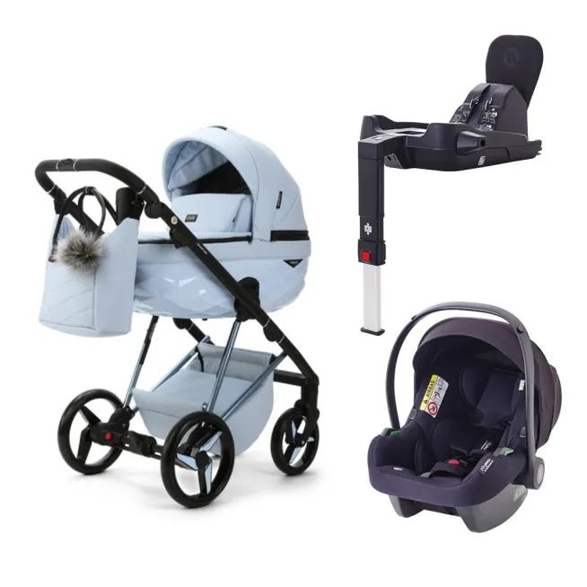 Mee - Go 3 in 1 Plus Milano Quantum Travel system Special Edition Collection - Powder Blue - For Your Little One