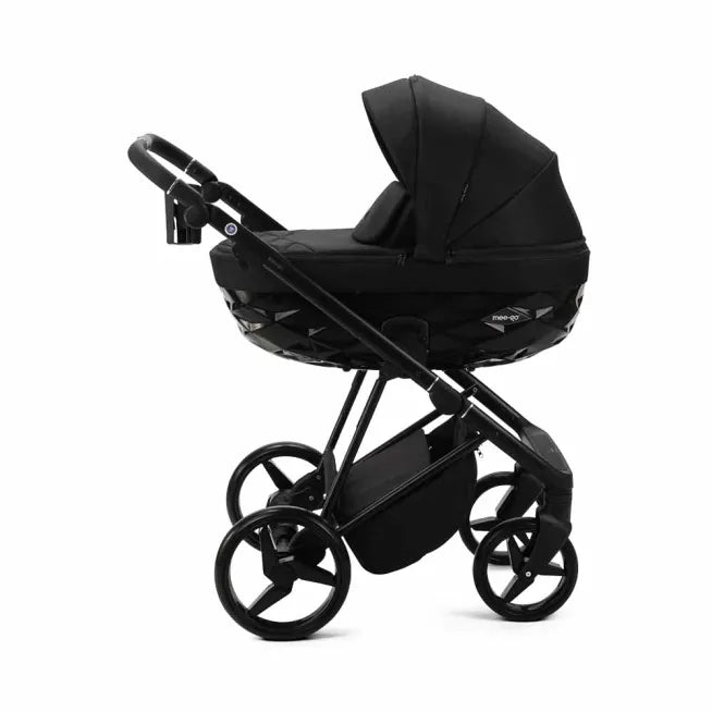 Mee - Go 3 in 1 Plus Milano Travel System Quantum Special Edition Collection - Carbon Black - For Your Little One