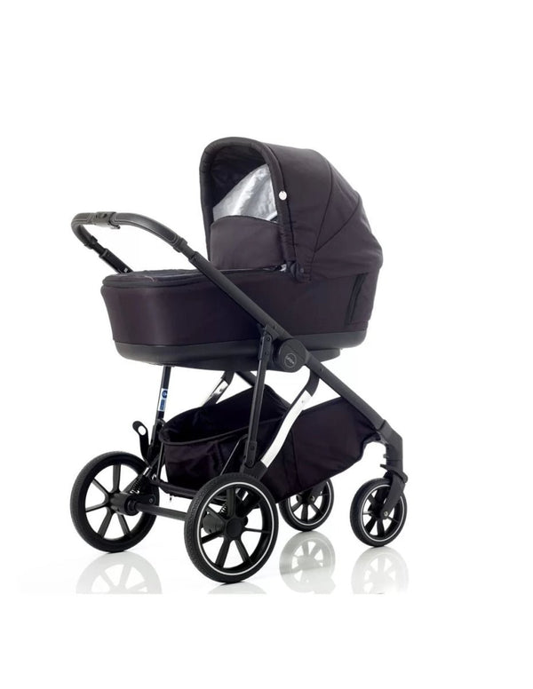 Mee - Go Uno Plus Carry Cot - Black/Chrome - For Your Little One