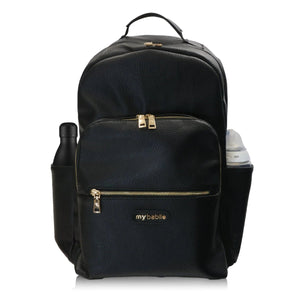 My Babiie Backpack Pro Changing Bag - Black / Gold - For Your Little One