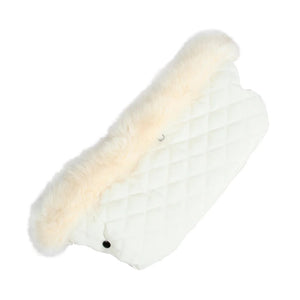 My Babiie Fur Trimmed Cream Pushchair Handmuff - For Your Little One