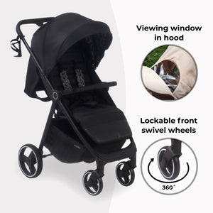 My Babiie MB160 Plus Pushchair - Black Leopard - For Your Little One