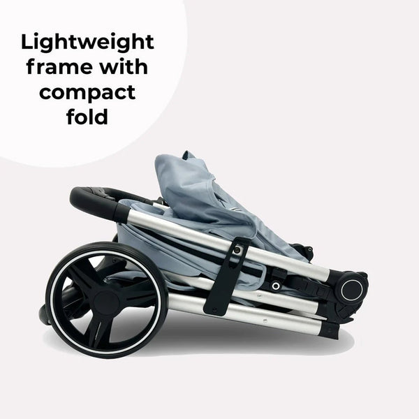 My Babiie MB160 Plus Pushchair - Blue Plaid - For Your Little One