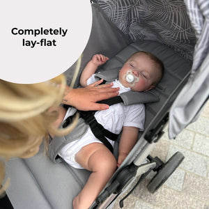 My Babiie MB160 Plus Pushchair - Grey Tropical - For Your Little One