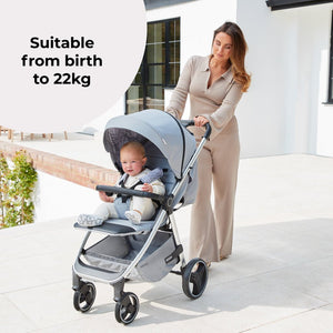 My Babiie MB160 Plus Pushchair - Grey Tropical - For Your Little One