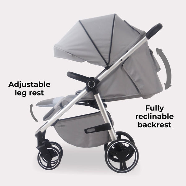 My Babiie MB160 Plus Pushchair - Grey Tropical - For Your Little One