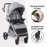 My Babiie MB160 Plus Pushchair - Grey Tropical - For Your Little One
