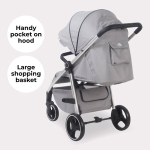My Babiie MB160 Plus Pushchair - Grey Tropical - For Your Little One