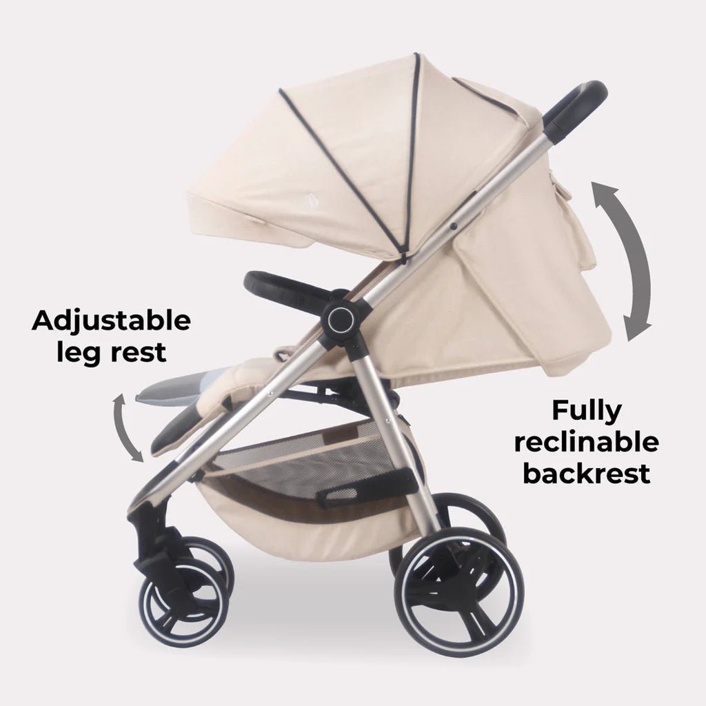 My Babiie MB160 Plus Pushchair - Oatmeal - For Your Little One