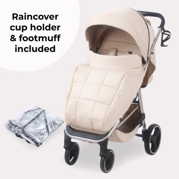 My Babiie MB160 Plus Pushchair - Oatmeal - For Your Little One