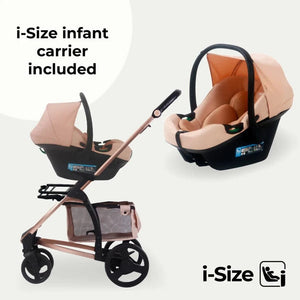 My Babiie MB200i 3 - in - 1 Travel System - Billie Faiers Blush - For Your Little One