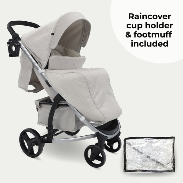 My Babiie MB200i 3 - in - 1 Travel System - Billie Faiers Oatmeal - For Your Little One