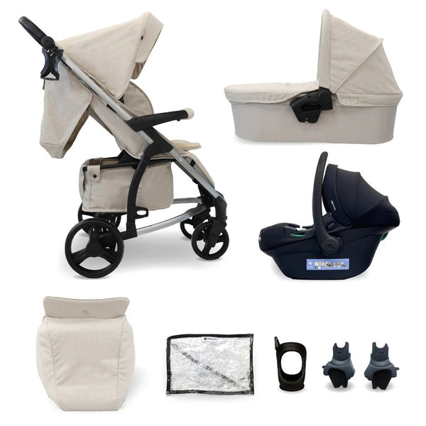 My Babiie MB200i 3 - in - 1 Travel System - Billie Faiers Oatmeal - For Your Little One