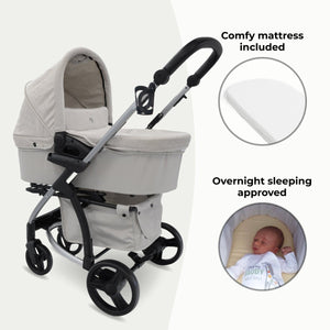 My Babiie MB200i 3 - in - 1 Travel System - Billie Faiers Oatmeal - For Your Little One
