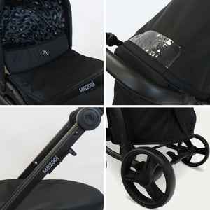 My Babiie MB200i 3 - in - 1 Travel System - Dani Dyer Black Leopard - For Your Little One