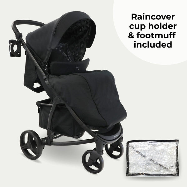My Babiie MB200i 3 - in - 1 Travel System - Dani Dyer Black Leopard - For Your Little One